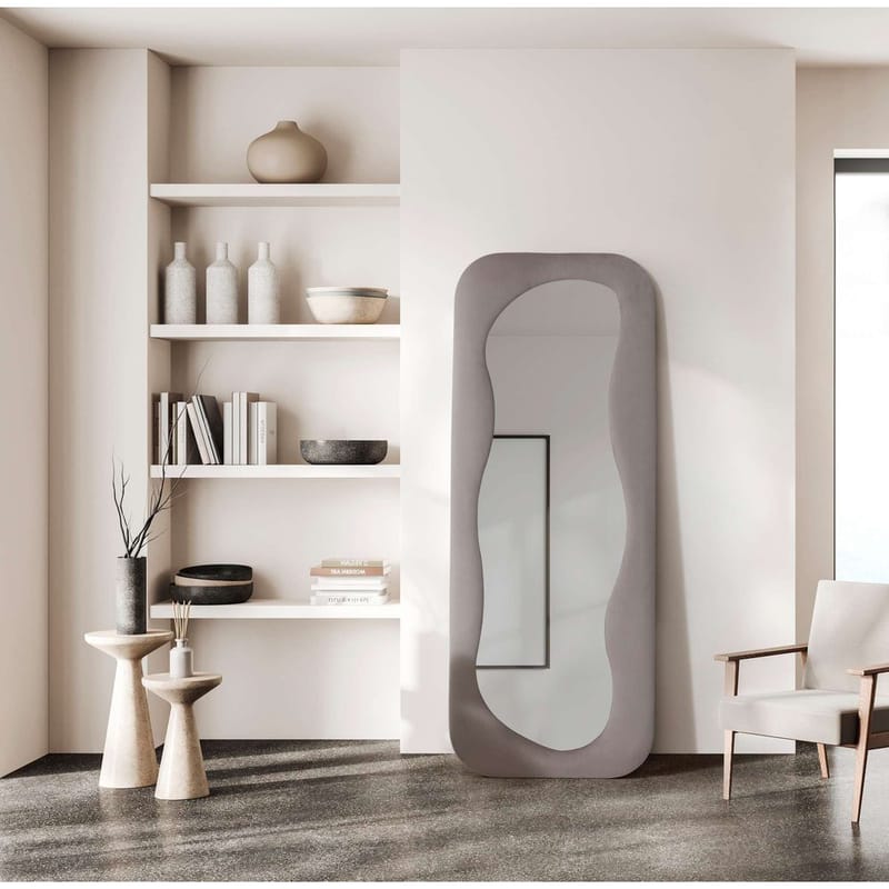Taharoa Golvspegel 65x170 cm - Taupe - Inredning - Speglar - Helkroppsspegel