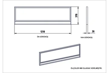 Abla Spegel 122 cm - Guld|Svart - Inredning - Speglar - Väggspegel