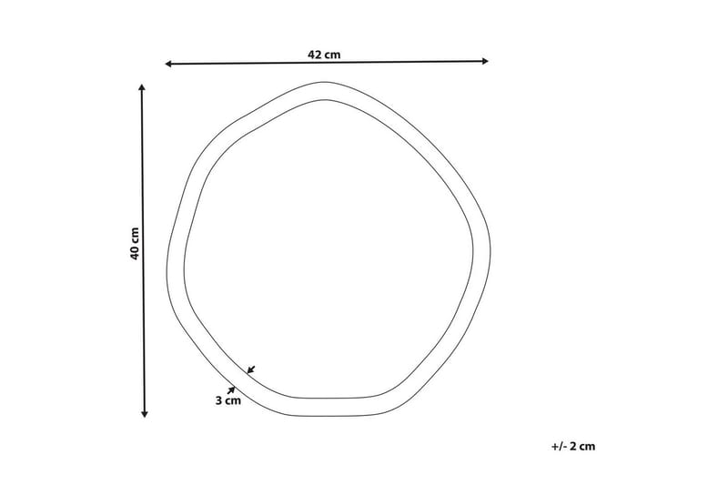 Väggspegel Angke - Inredning - Speglar - Väggspegel