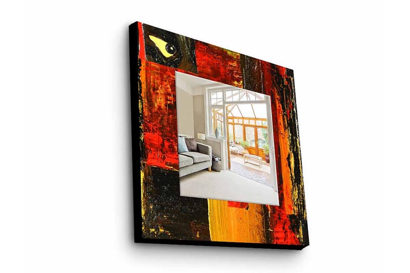 Armavir Dekorspegel 50x50 cm Abstract - Plexiglas/Flerfärgad - Inredning - Speglar - Väggspegel