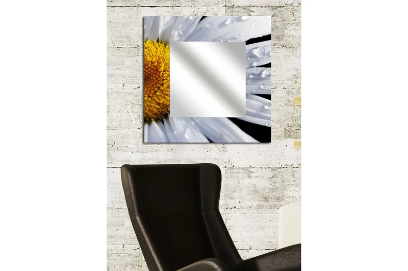 Armavir Dekorspegel 50x50 cm Flowers, Plexiglas/Flerfärgad