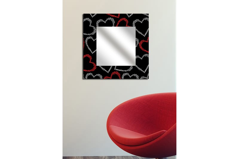 Armavir Dekorspegel 50x50 cm Love - Plexiglas/Flerfärgad - Inredning - Speglar - Väggspegel