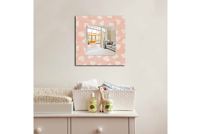 Armavir Dekorspegel 50x50 cm Love, Plexiglas/Flerfärgad