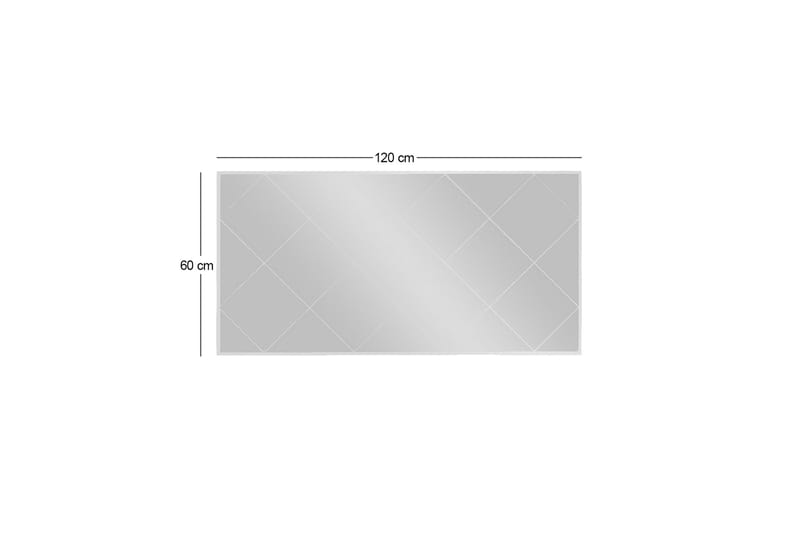 Assa Spegel 60 cm Rektangulär - Vit - Inredning - Speglar - Väggspegel