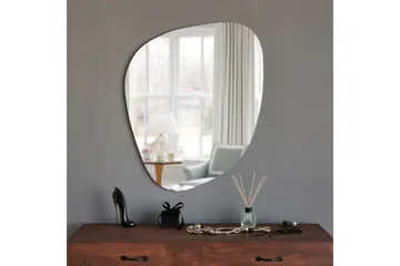 Asymmetrisk Spegel 67x85 cm - Svart - Inredning - Speglar - Väggspegel