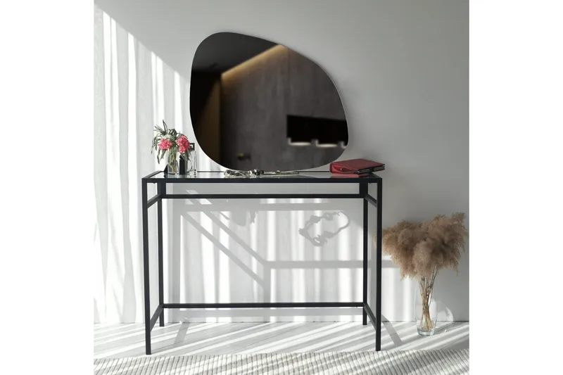 Asymmetrisk Spegel 67x85 cm - Svart - Inredning - Speglar - Väggspegel