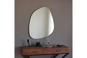 Asymmetrisk Spegel 67x85 cm - Svart - Inredning - Speglar - Väggspegel