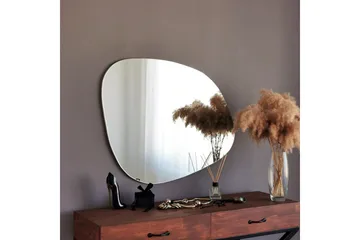 Asymmetrisk Spegel 67x85 cm - Svart - Inredning - Speglar - Väggspegel