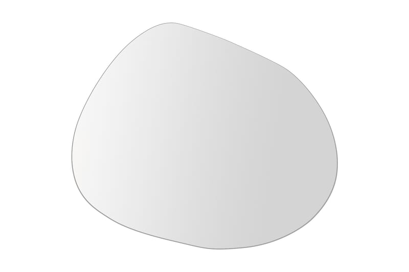 Asymmetrisk Spegel 75x55 cm - Svart - Väggspegel - Hallspegel