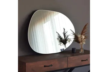 Asymmetrisk Spegel 75x55 cm - Svart - Inredning - Speglar - Väggspegel