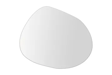 Asymmetrisk Spegel 75x55 cm - Svart - Inredning - Speglar - Väggspegel