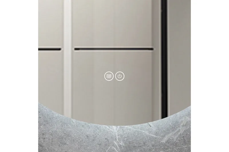 Badrumsspegel Rund 40 cm med LED-belysning och anti-fog - Lyfco - Inredning - Speglar - Väggspegel