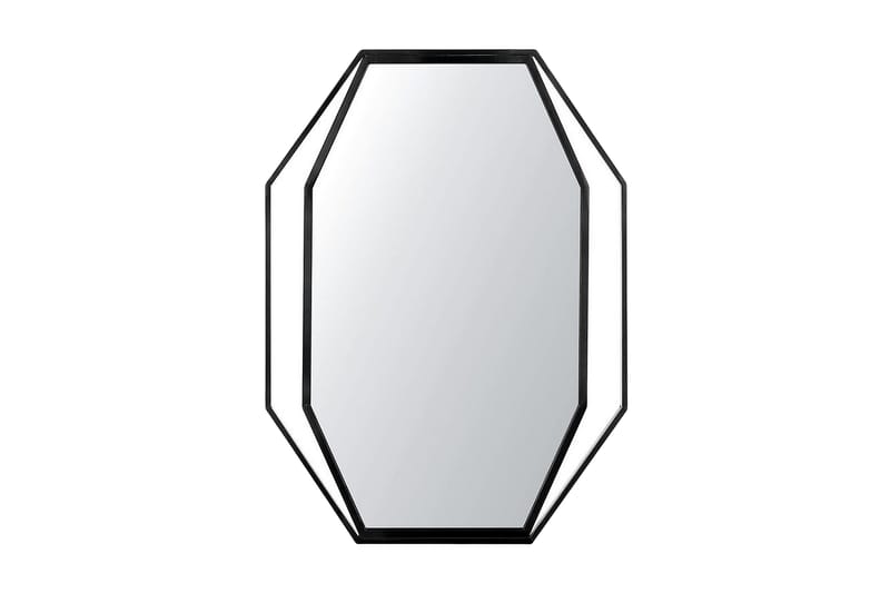 Bagron Spegel 80x60 cm - Grå - Väggspegel - Hallspegel