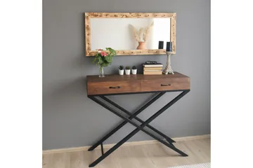 Bahiya Dekorationsspegel 110 cm - Valnöt - Inredning - Speglar - Väggspegel