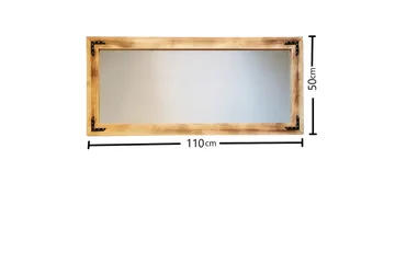 Bakies Dekorationsspegel 110 cm - Valnöt - Inredning - Speglar - Väggspegel