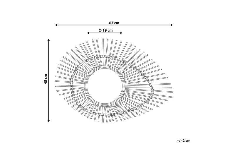 Väggspegel Bario - Inredning - Speglar - Väggspegel