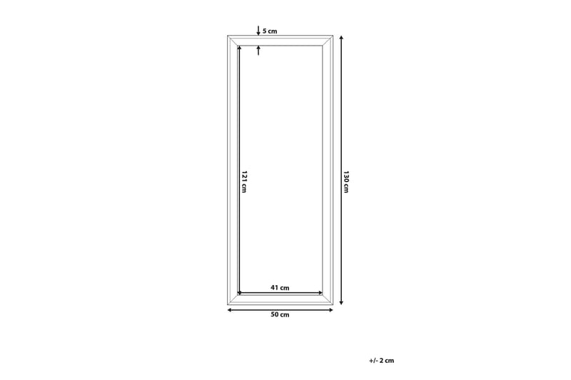 Benon Spegel 50 cm - Vit - Inredning - Speglar - Väggspegel