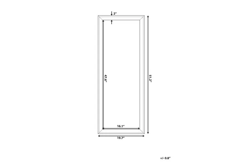 Benon Spegel 50 cm - Vit - Inredning - Speglar - Väggspegel