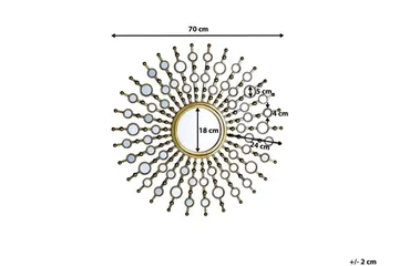 Blois Spegel 70 cm - Guld - Inredning - Speglar - Väggspegel