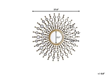 Blois Spegel 70 cm - Guld - Inredning - Speglar - Väggspegel