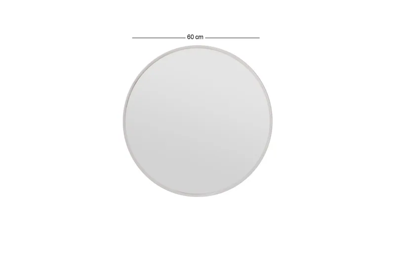 Buhem Spegel 60 cm Rund - Vit - Inredning - Speglar - Väggspegel