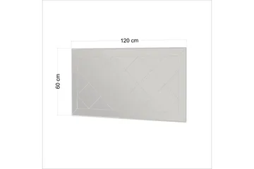 Chakra Spegel 60 cm Rektangulär - Vit - Inredning - Speglar - Väggspegel