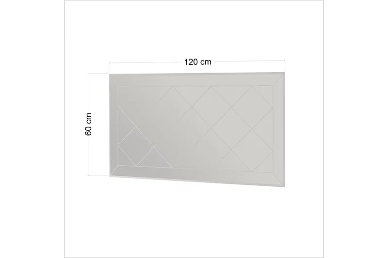 Chakra Spegel 60 cm Rektangulär - Vit - Inredning - Speglar - Väggspegel