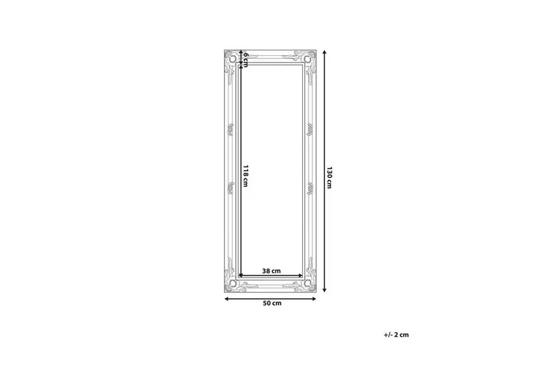 Chanady Spegel 50x130 cm - Svart - Inredning - Speglar - Väggspegel