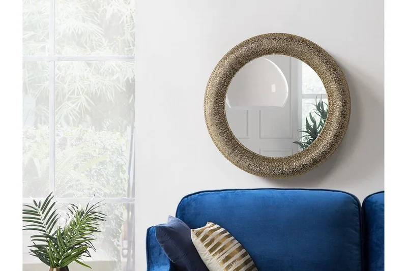 Channay Spegel 80 cm, Guld