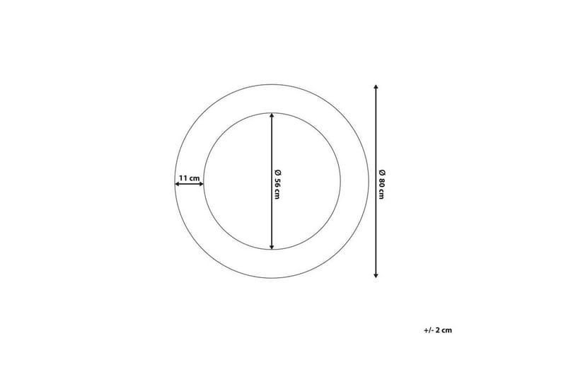Channay Spegel 80 cm - Guld - Inredning - Speglar - Väggspegel