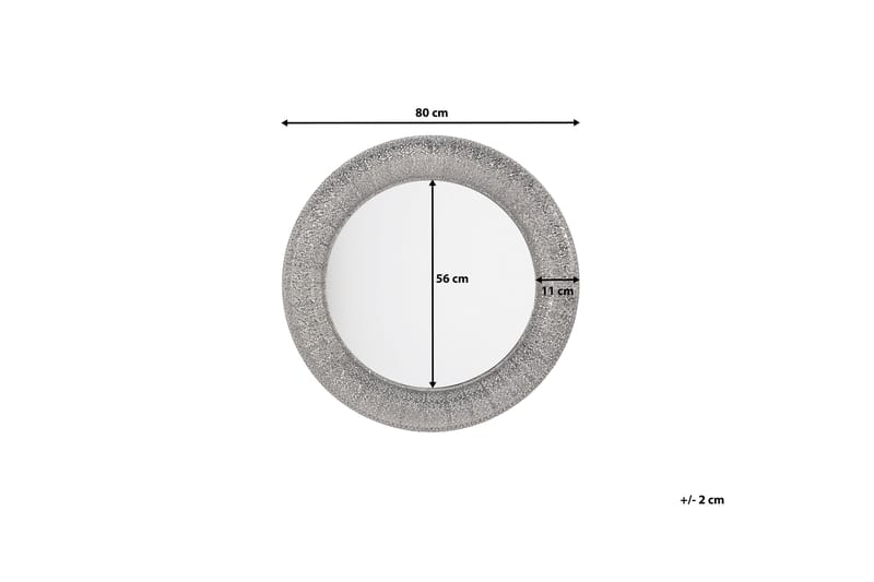 Channay Spegel 80 cm - Silver - Inredning - Speglar - Väggspegel