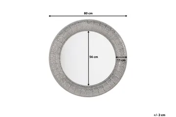 Channay Spegel 80 cm - Silver - Inredning - Speglar - Väggspegel