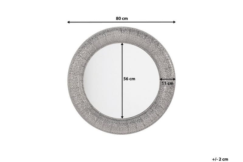 Channay Spegel 80 cm - Silver - Inredning - Speglar - Väggspegel