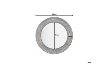 Channay Spegel 80 cm - Silver - Inredning - Speglar - Väggspegel