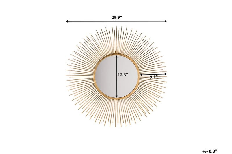 Cilly Spegel 76 cm - Guld - Inredning - Speglar - Väggspegel