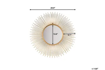 Cilly Spegel 76 cm - Guld - Inredning - Speglar - Väggspegel