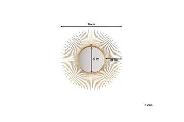 Cilly Spegel 76 cm - Guld - Inredning - Speglar - Väggspegel
