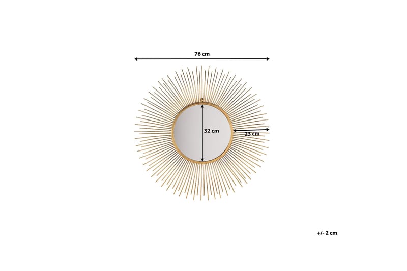 Cilly Spegel 76 cm - Guld - Inredning - Speglar - Väggspegel