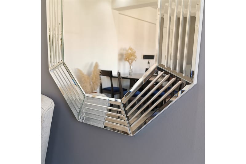 Dareus Dekorationsspegel 100 cm - Silver - Väggspegel - Hallspegel