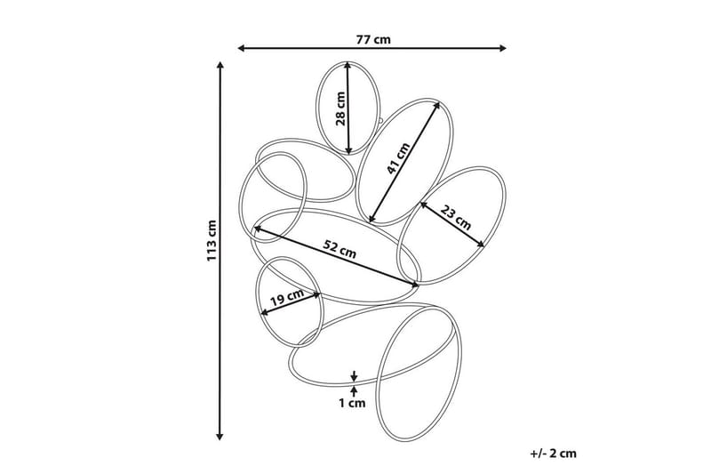 Väggspegel Decize - Inredning - Speglar - Väggspegel