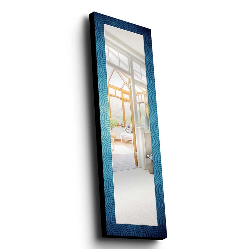 Dekorspegel 40x120 cm - Blå - Inredning - Speglar - Väggspegel