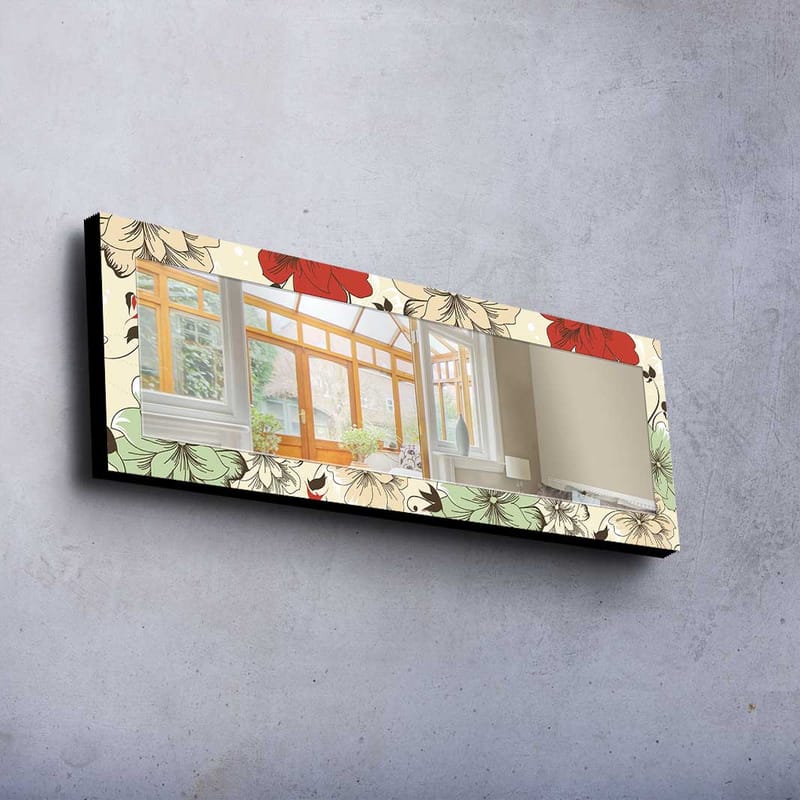 Dekorspegel 40x120 cm - Flerfärgad - Inredning - Speglar - Väggspegel