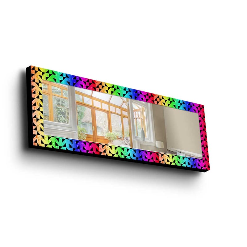 Dekorspegel 40x120 cm - Flerfärgad - Inredning - Speglar - Väggspegel