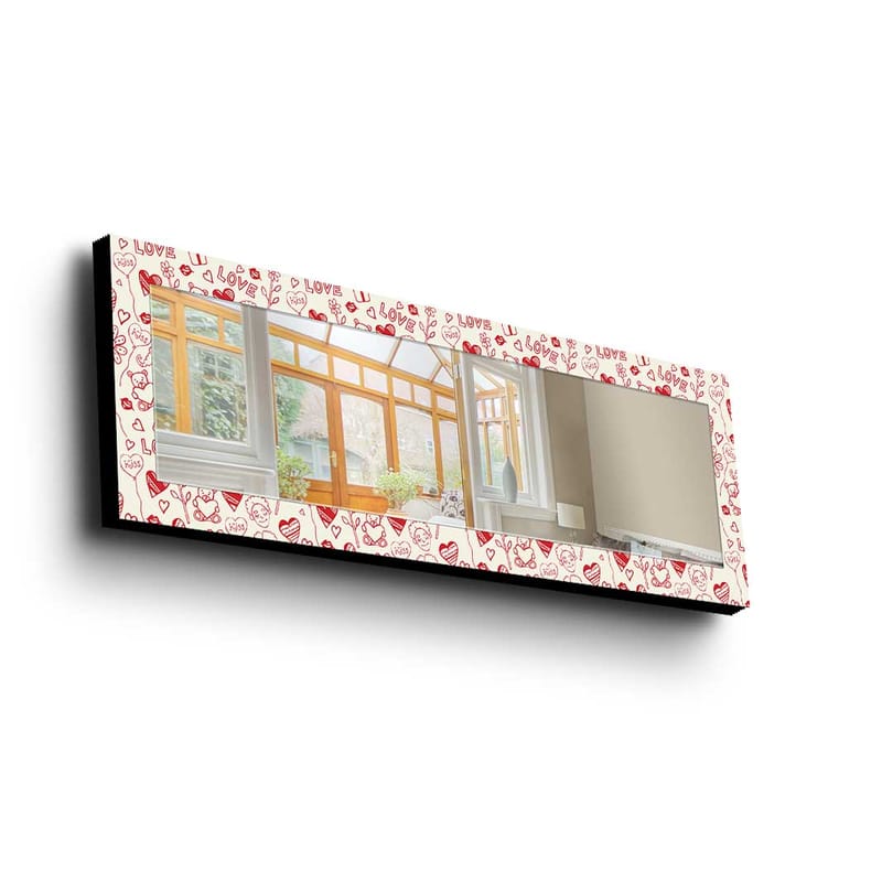 Dekorspegel 40x120 cm - Flerfärgad - Inredning - Speglar - Väggspegel