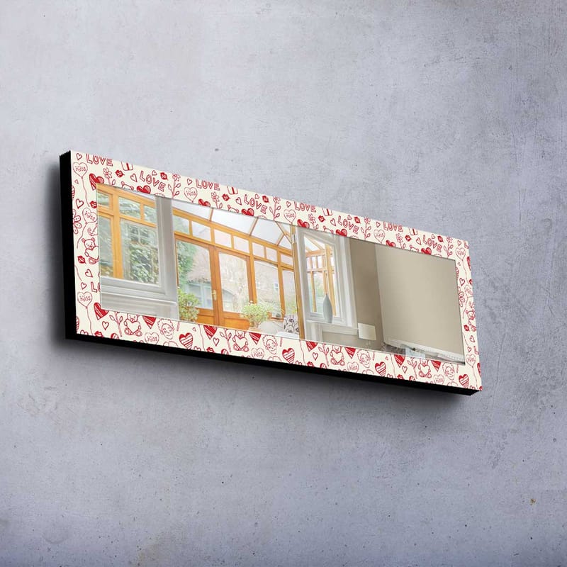 Dekorspegel 40x120 cm - Flerfärgad - Inredning - Speglar - Väggspegel