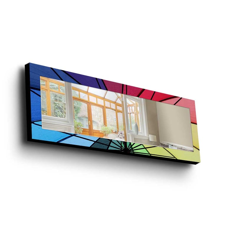 Dekorspegel 40x120 cm - Flerfärgad - Inredning - Speglar - Väggspegel