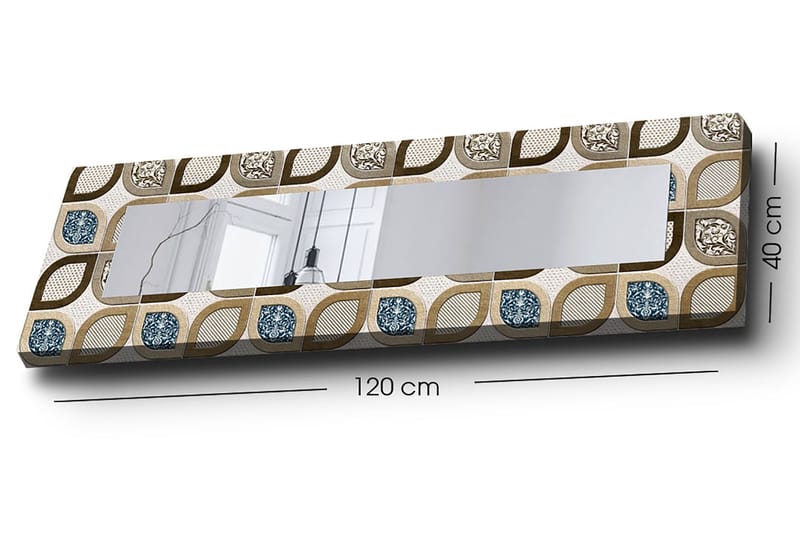 Dekorspegel 40x120 cm - Flerfärgad - Inredning - Speglar - Väggspegel