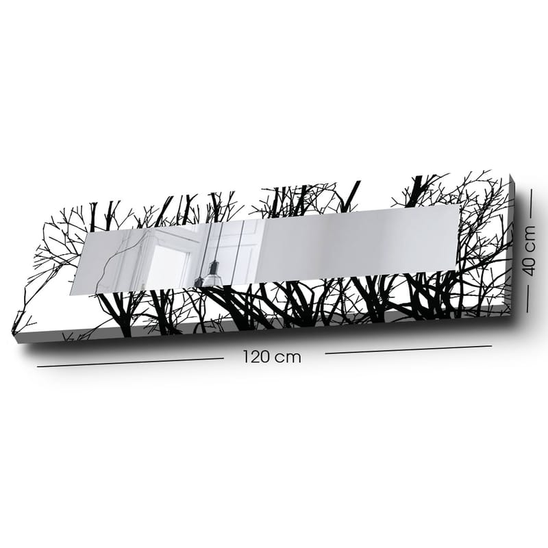 Dekorspegel 40x120 cm - Flerfärgad - Inredning - Speglar - Väggspegel