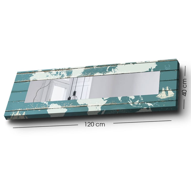 Dekorspegel 40x120 cm - Flerfärgad - Inredning - Speglar - Väggspegel