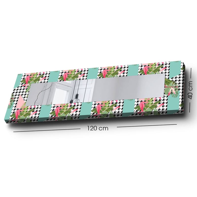 Dekorspegel 40x120 cm - Flerfärgad - Inredning - Speglar - Väggspegel
